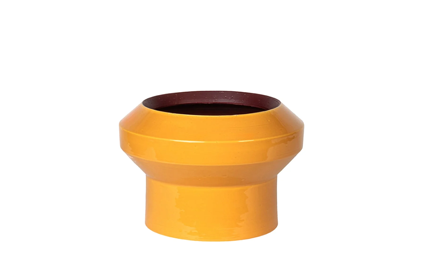 Yellow Glossy Vase