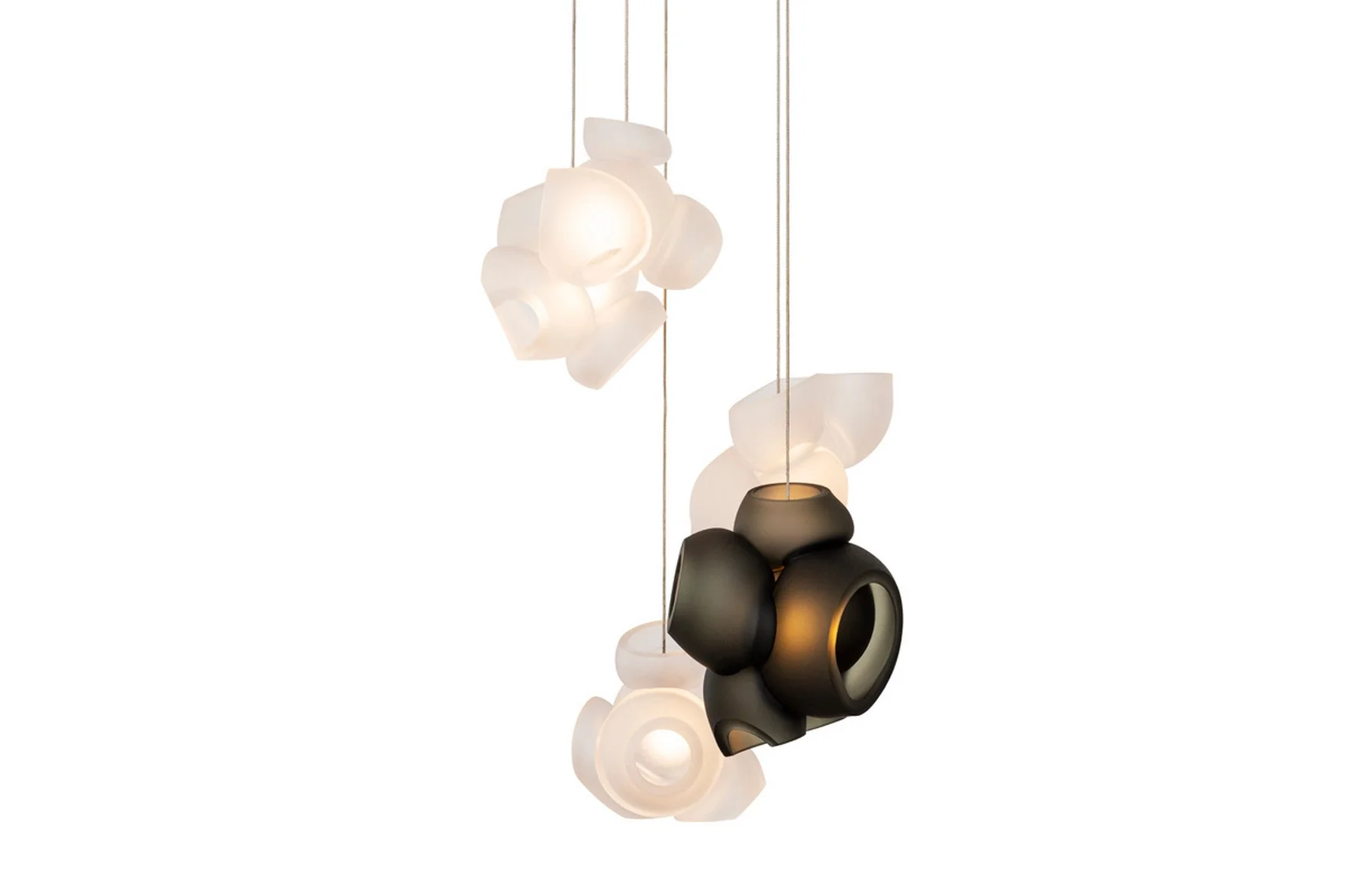 100.5 Suspension Lamp - Clear with Grey