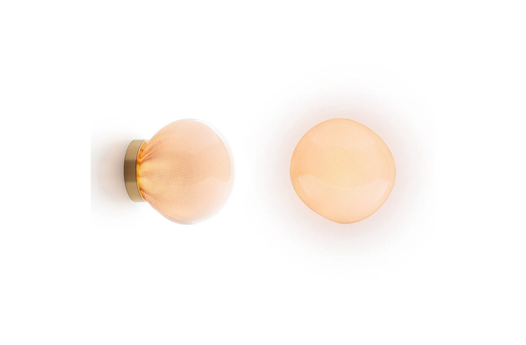 84s Brass Ceiling/Wall Lamp