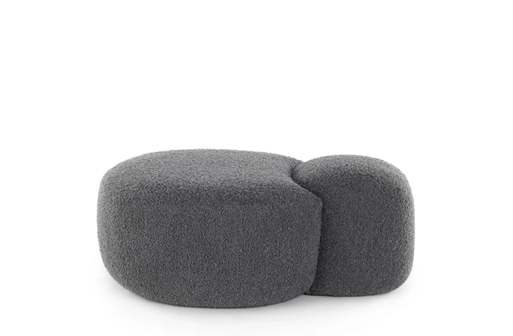 Aaland Ottoman - Boucle New Stretch - Image 3