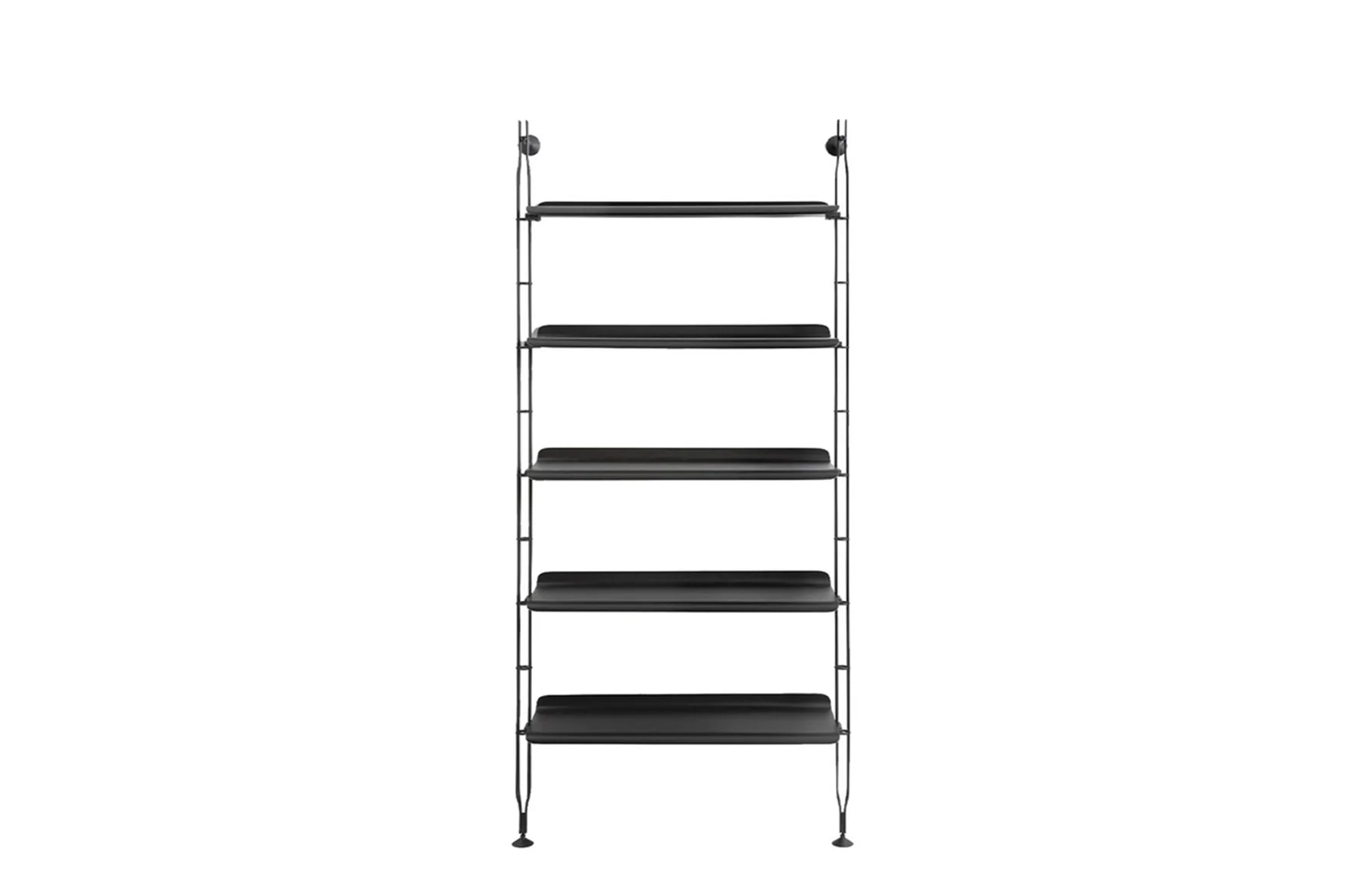 Adam Wood Bookcase - 5 Shelves 90 cm - 2 Struts - Image 2
