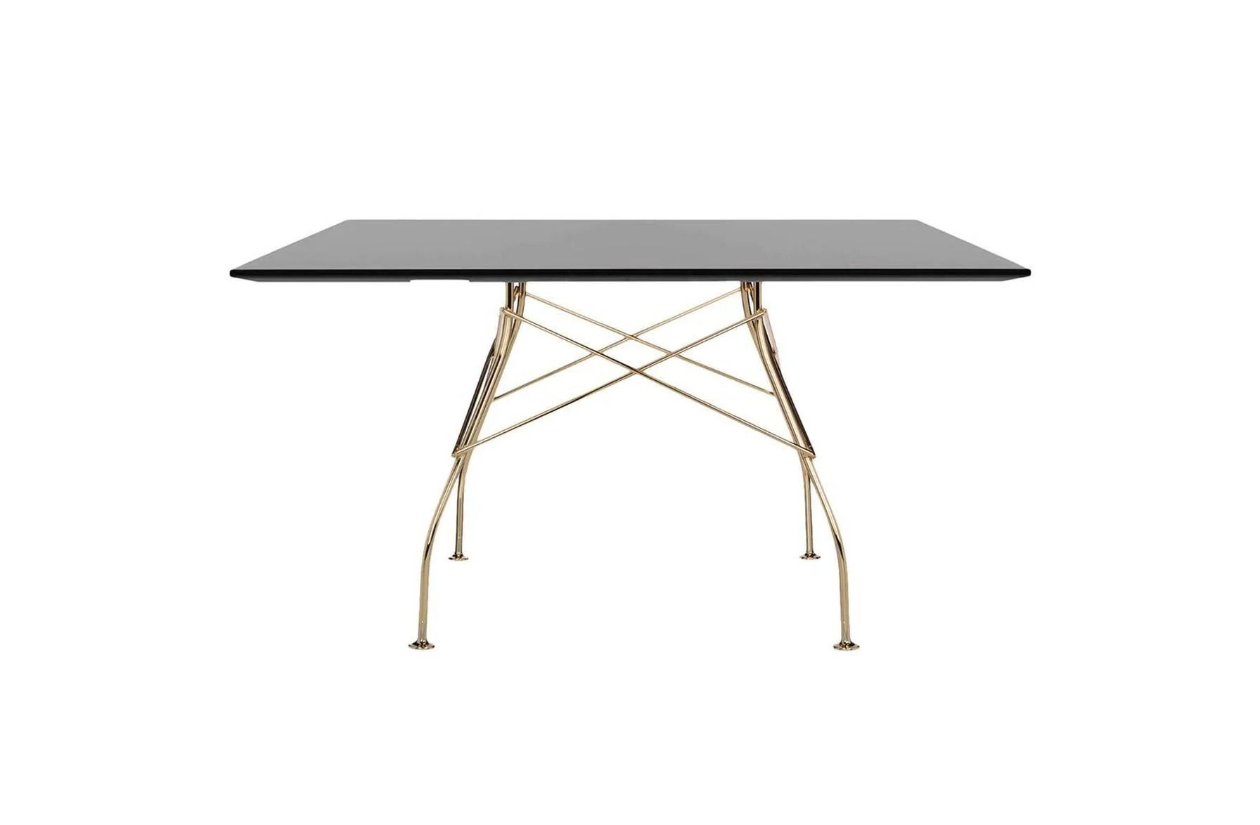 Glossy Square Table - Lacquered - Image 4