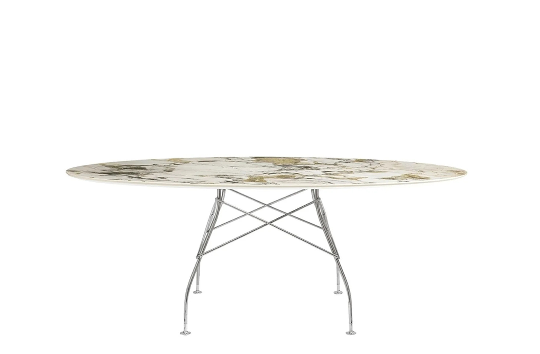Glossy Oval Table - Stoneware - Image 3