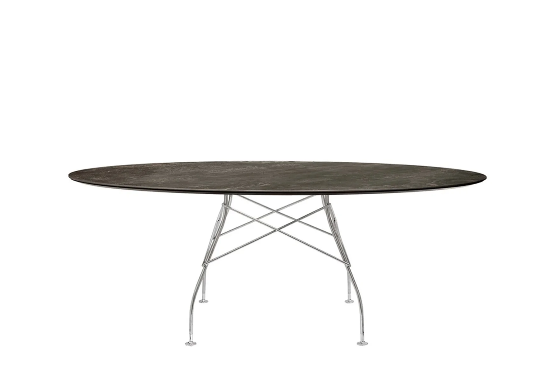 Glossy Oval Table - Stoneware - Image 8