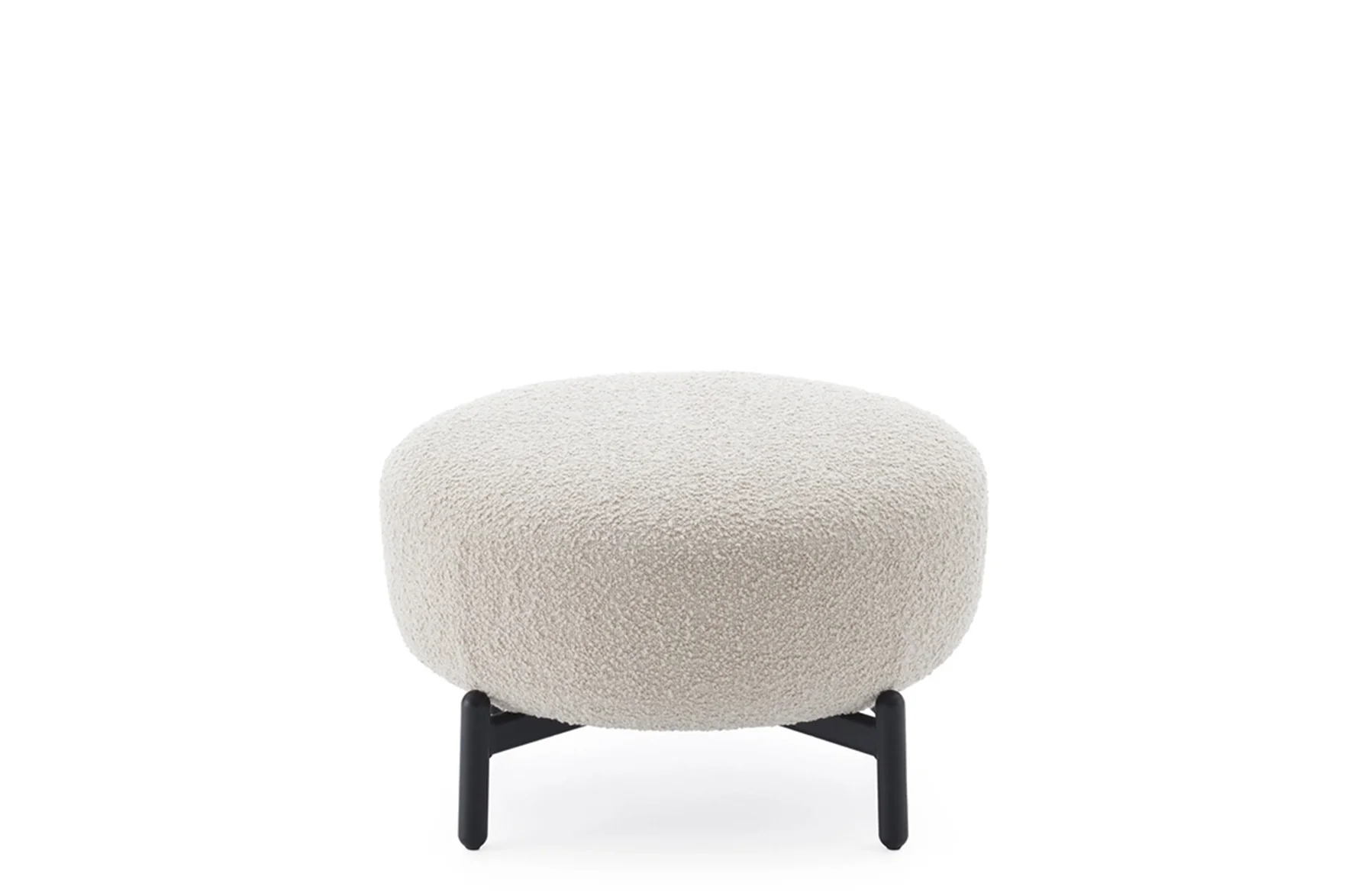 Lunam Ottoman - Curly Fabric