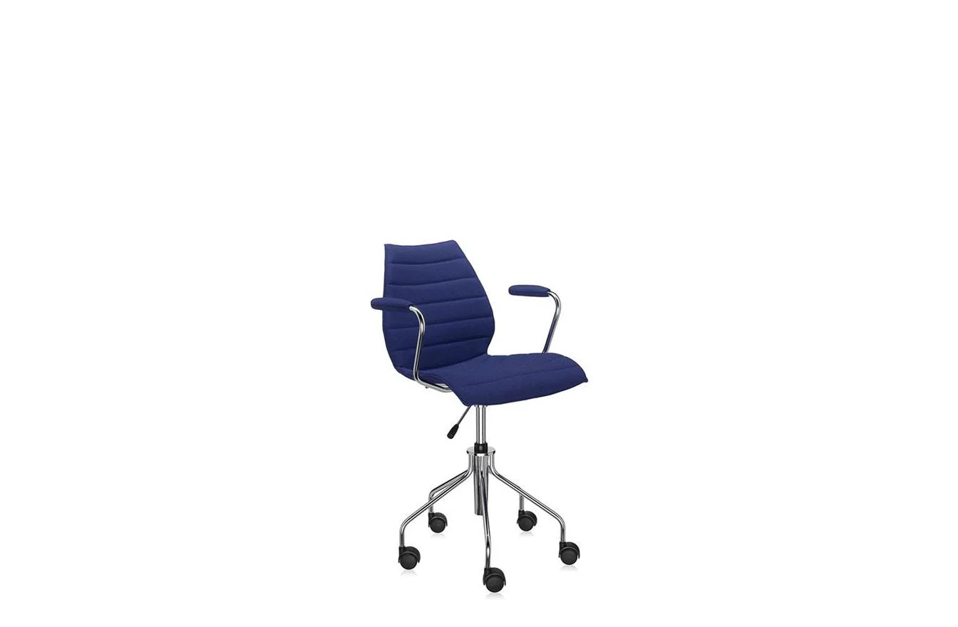 Maui Soft Swivel Chair - Trevira Fabric - Image 4