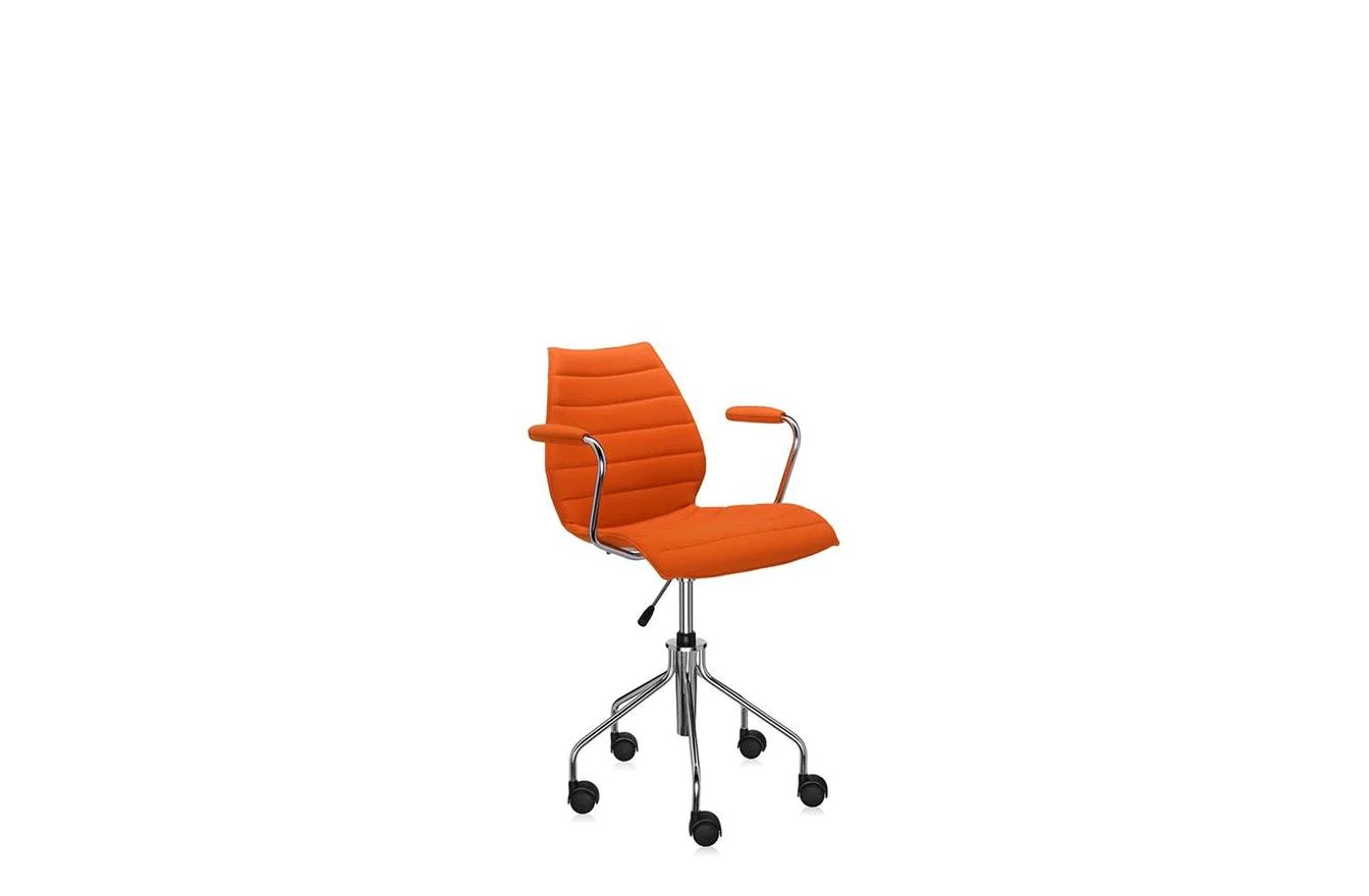 Maui Soft Swivel Chair - Trevira Fabric - Image 8