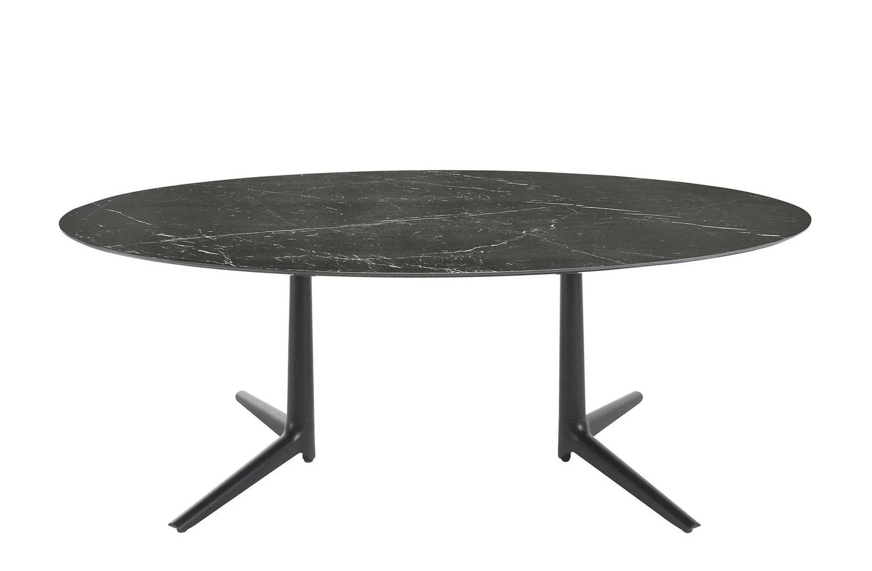 Multiplo XL Oval Table - Stoneware