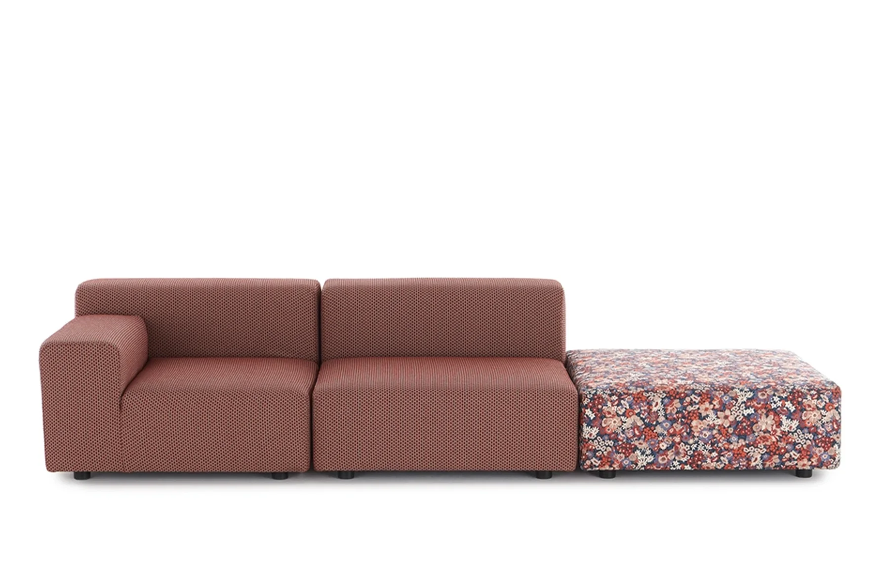 Plastics Outdoor Liberty 2 Seat Sofa with Right Ottoman - Image 5