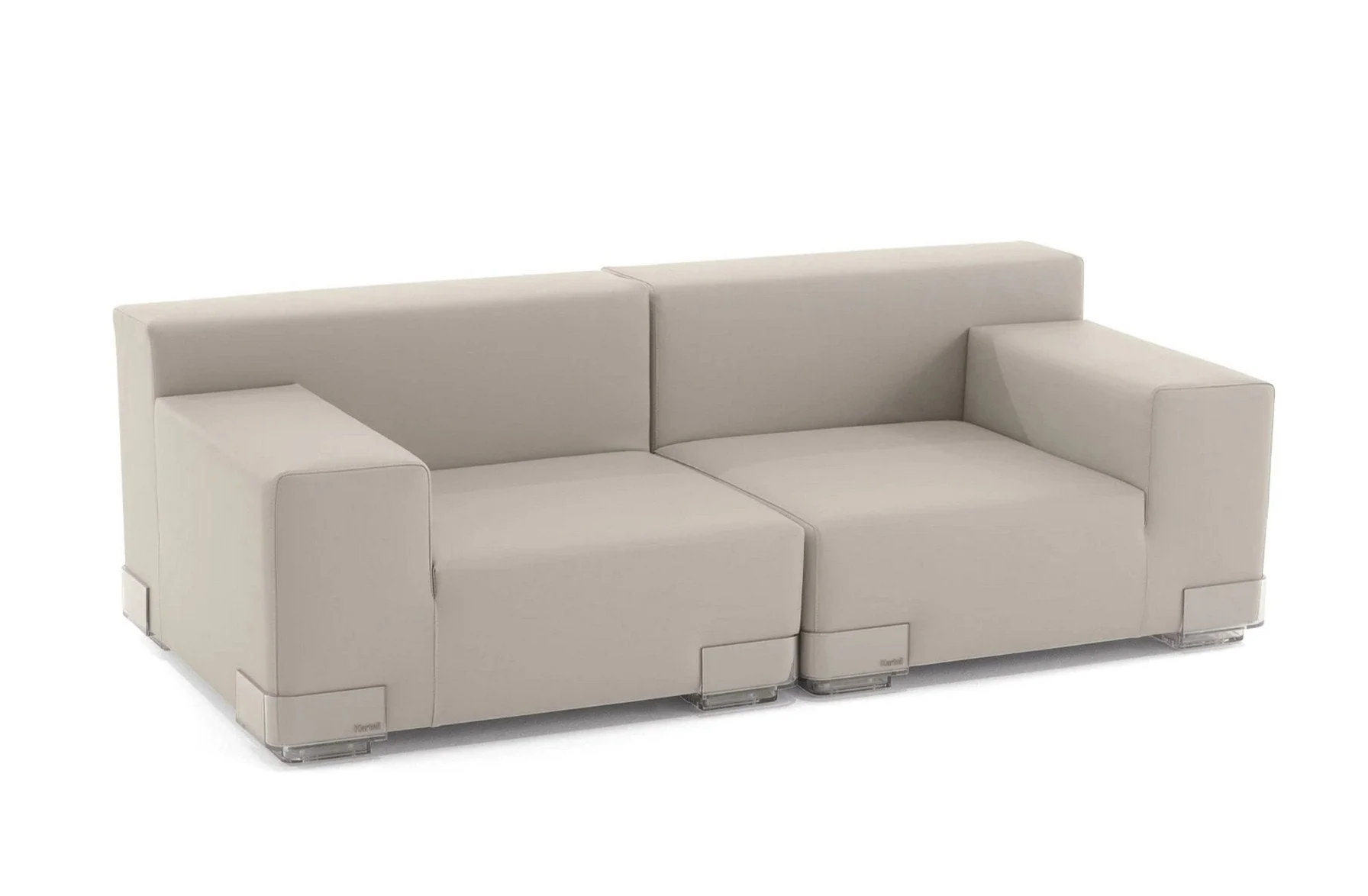 Plastics Tech Fabric 2 Seat Sofa - Image 3