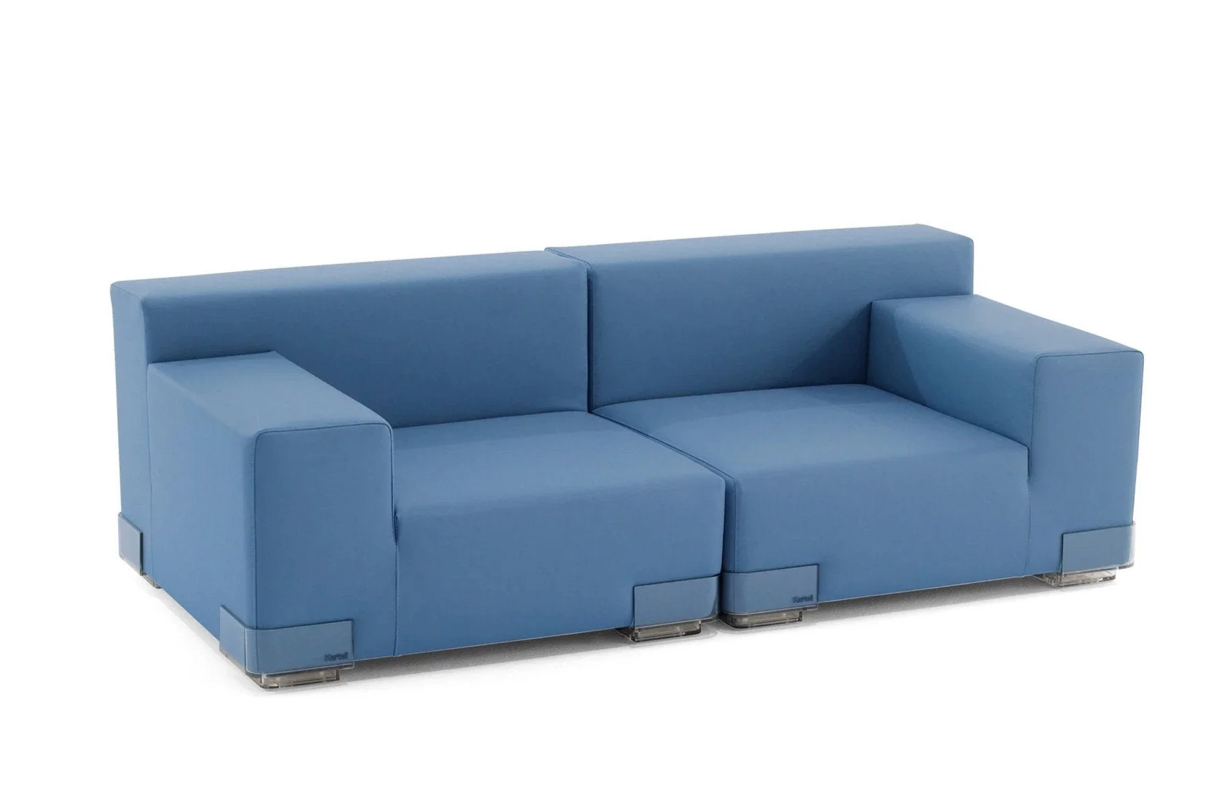 Plastics Tech Fabric 2 Seat Sofa - Image 5