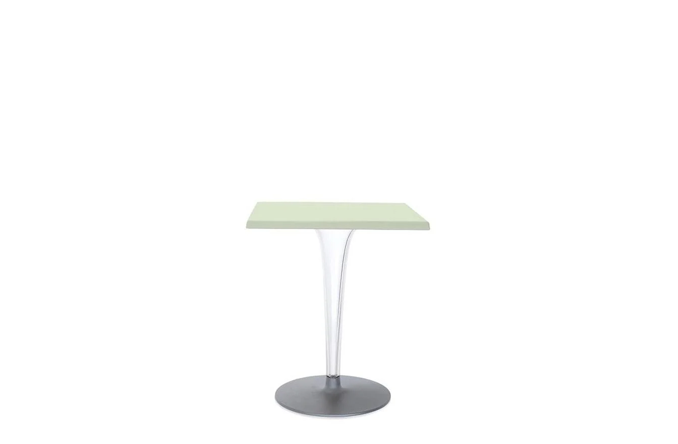 TopTop Small Square Table - Outdoor Top - Round Leg - Image 3