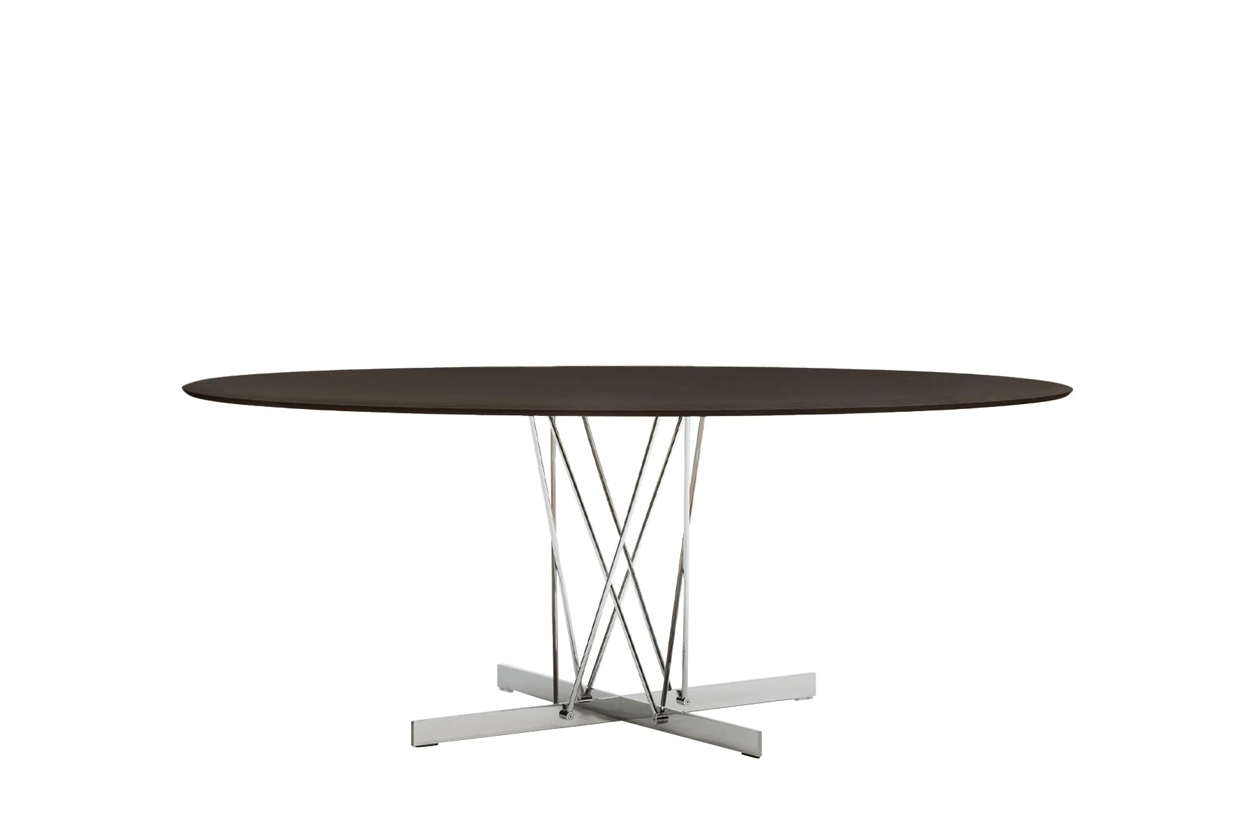 Viscount Of Wood Oval Table - Image 3
