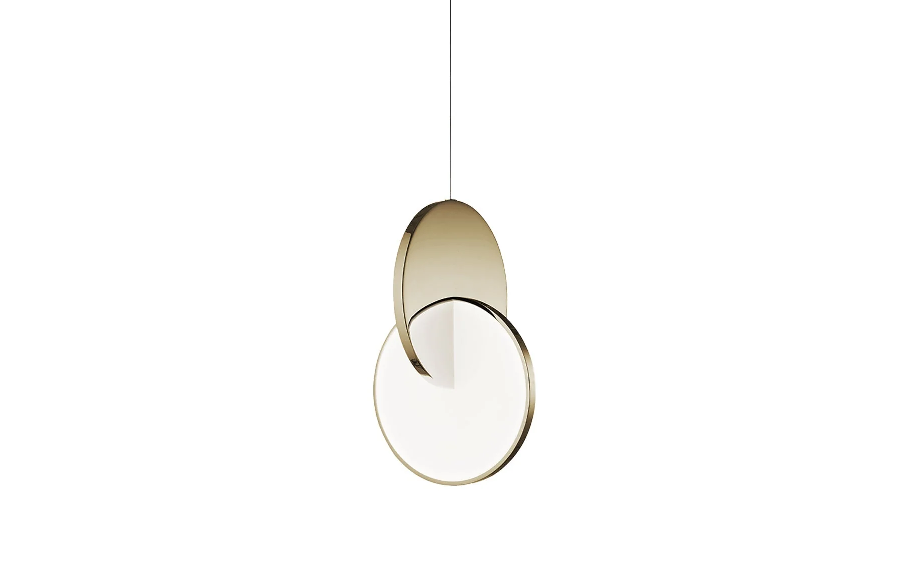 Eclipse Pendant Light - Polished Gold