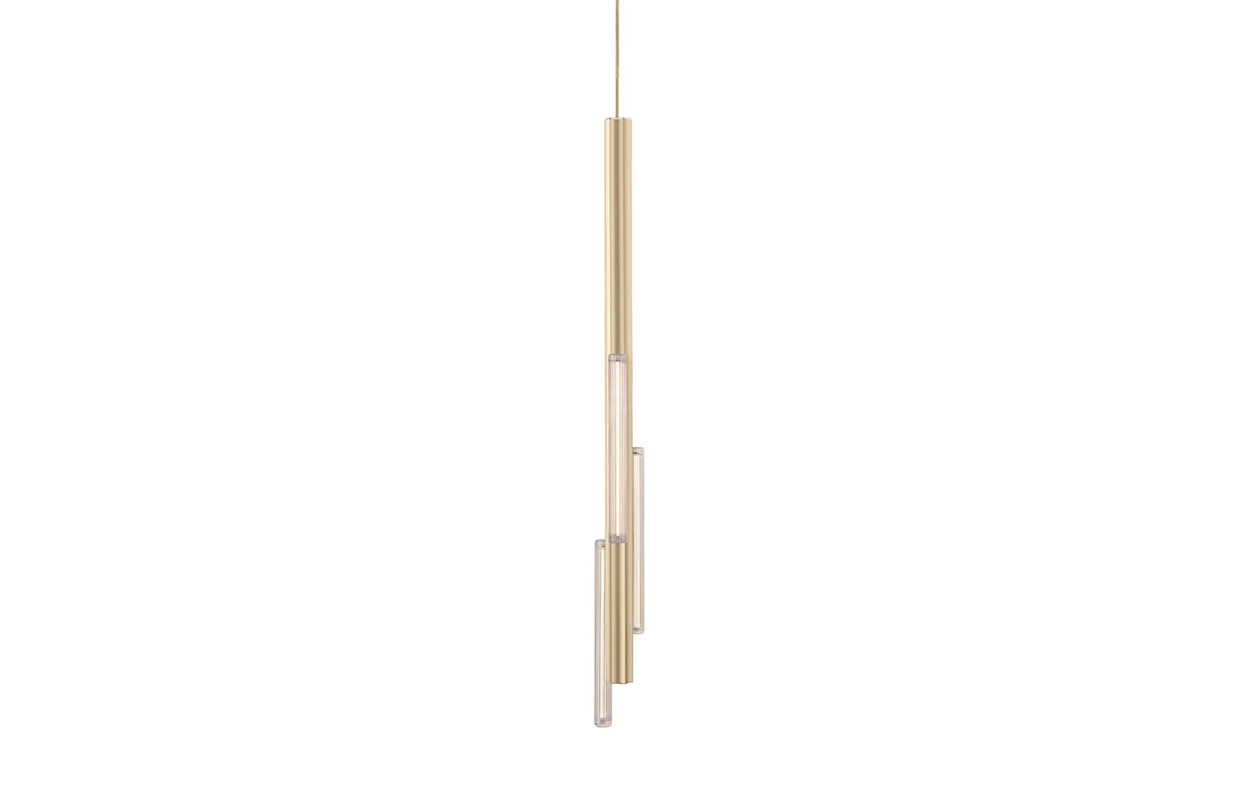 Hail 3 Light Tall - Brushed Gold