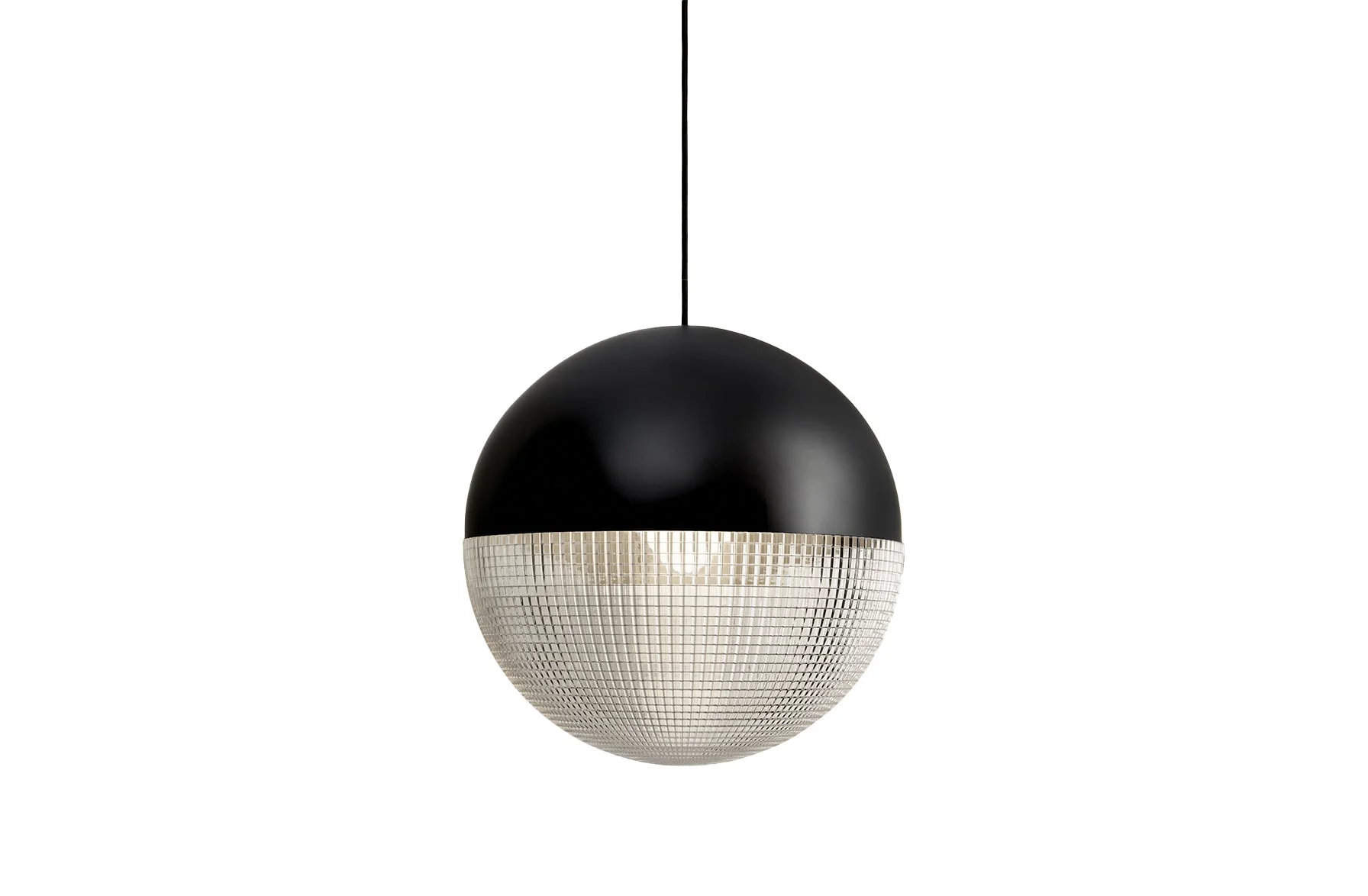 Lens Flair Pendant Light - Matte Black