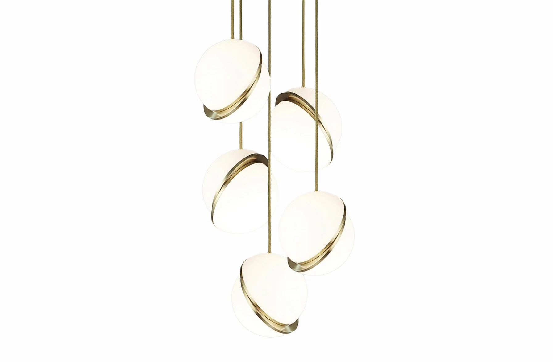 Mini Crescent Chandelier 5 Piece