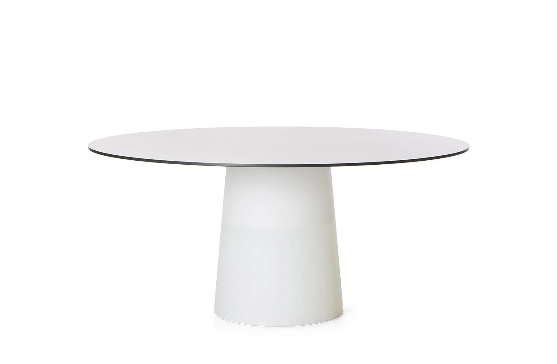 Container Table 7156 with HPL Round Top 160cm