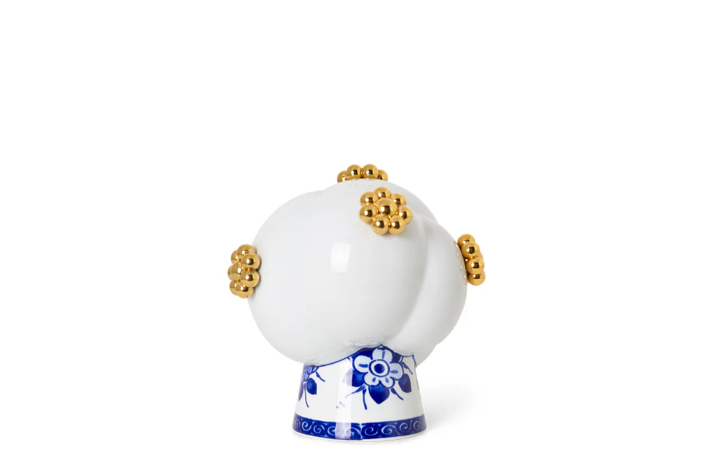 Delft Flower Ornament Vase