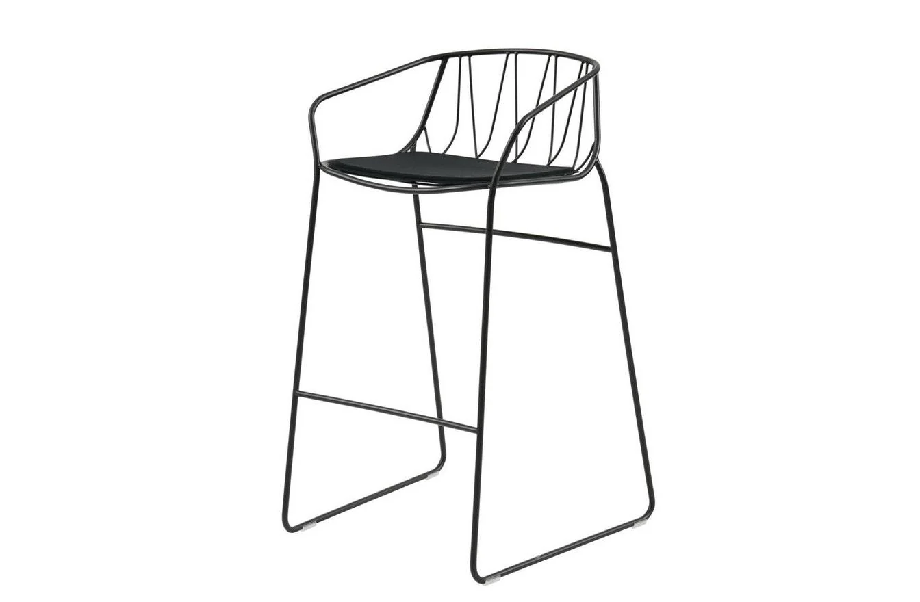 Stool High Black