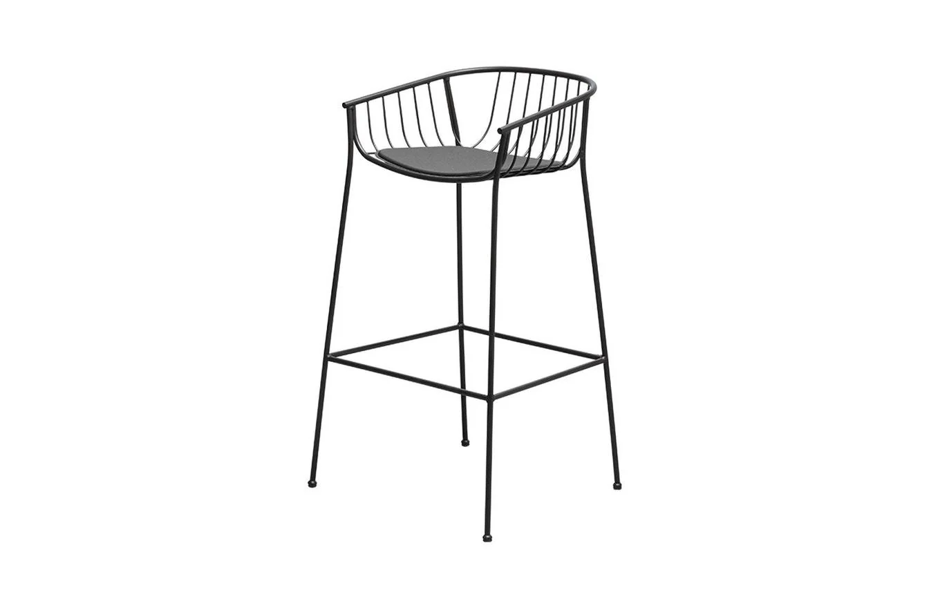 Bar Stool High Black