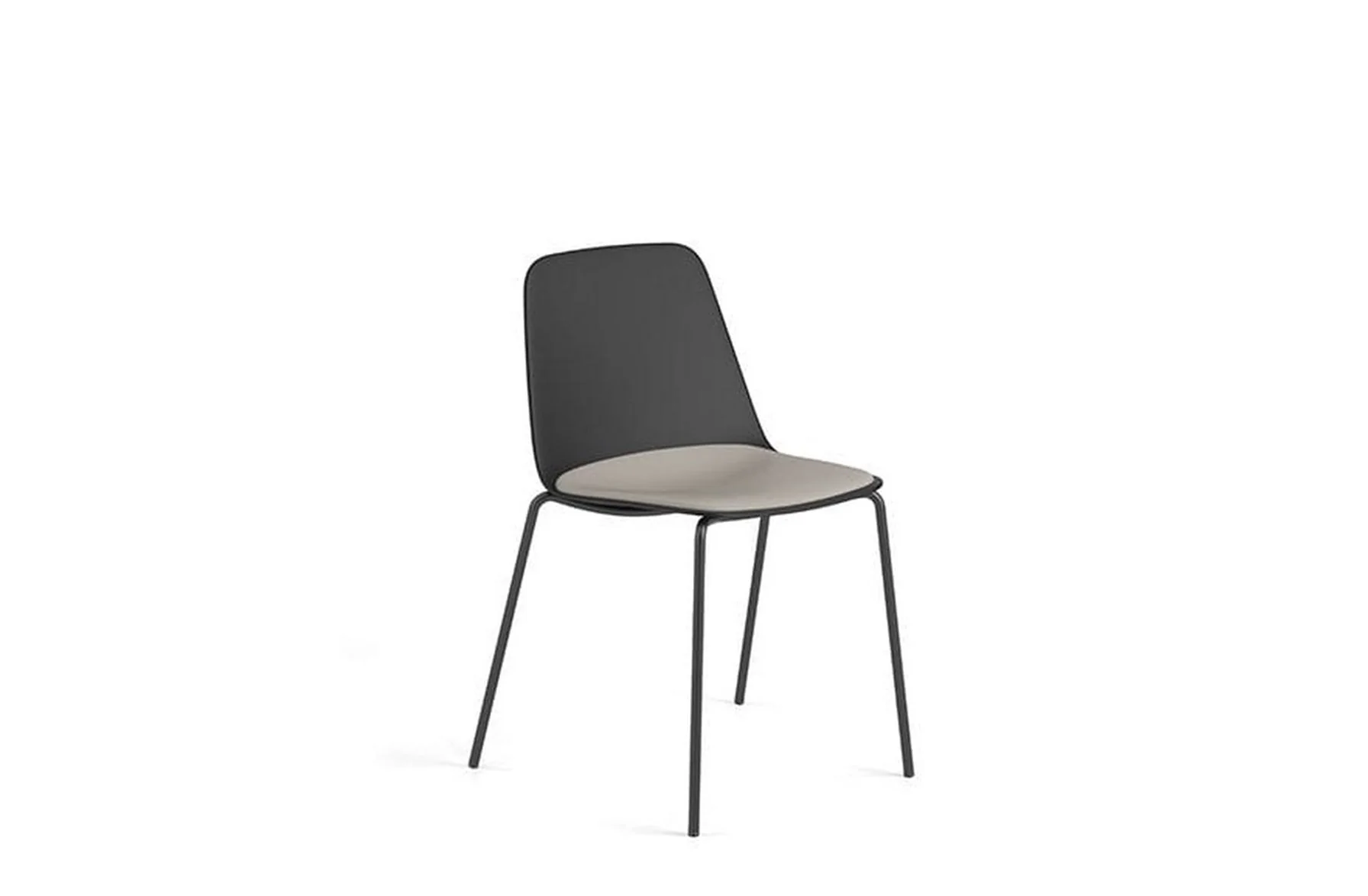 Maarten Plastic Chair - Four Metal Legs - Image 3